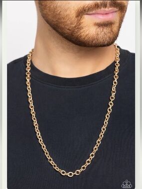 🙌🏈💪🏼 “IT’S GOAL TIME”- GOLD MEN’S NECKLACE ~ PAPARAZZI❗️💪🏈🙌
